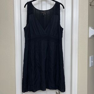 BCBG Black V Neck Dress